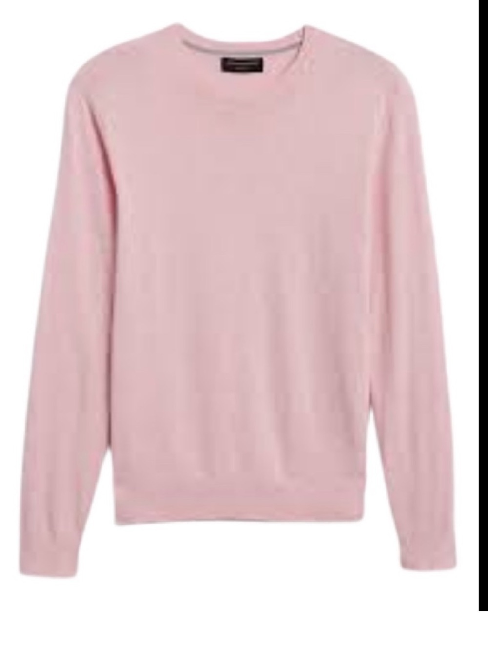 Banana Republic Factory Eco Crewneck Sweater Pink Preppy Academia NWT-XL